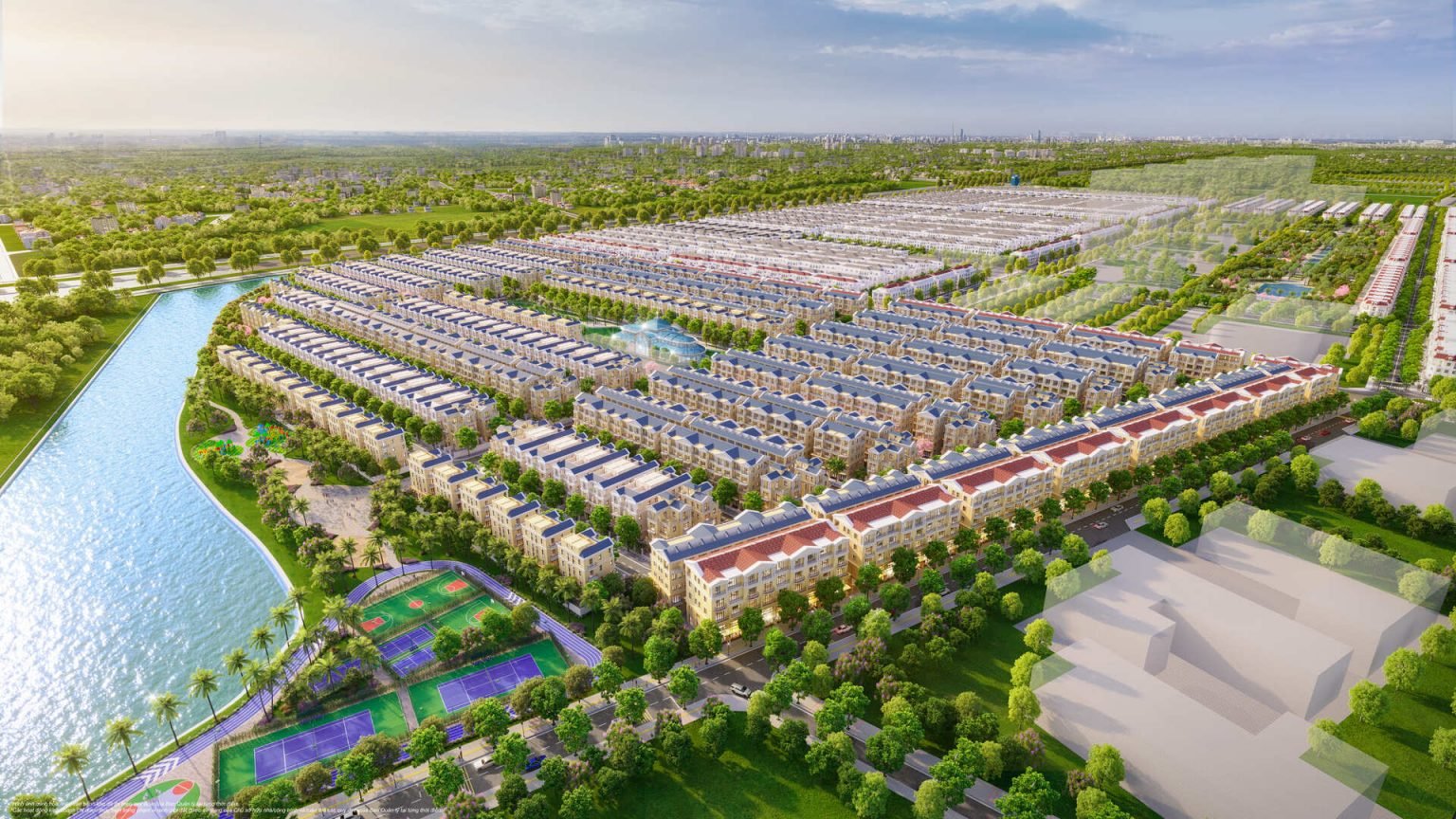 Vinhomes Wonder City Đan Phượng - Đẳng cấp sống xanh tại phía Tây Hà Nội 2 1 góc dự án Vinhomes Đan Phượng Hà Nội