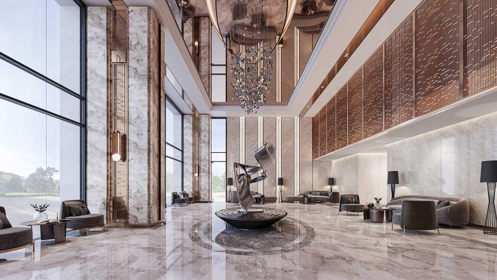 Sảnh Lounge sang trong tại Imperia Ocean City Sảnh Lounge sang trong tại Imperia Ocean City