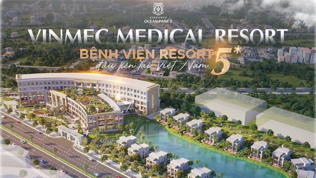 Y tế chất lượng cao: Vinmec Medical Resort - bệnh viện đa khoa chuẩn quốc tế với đội ngũ bác sĩ giàu kinh nghiệm, sẵn sàng chăm sóc sức khỏe cho cư dân.