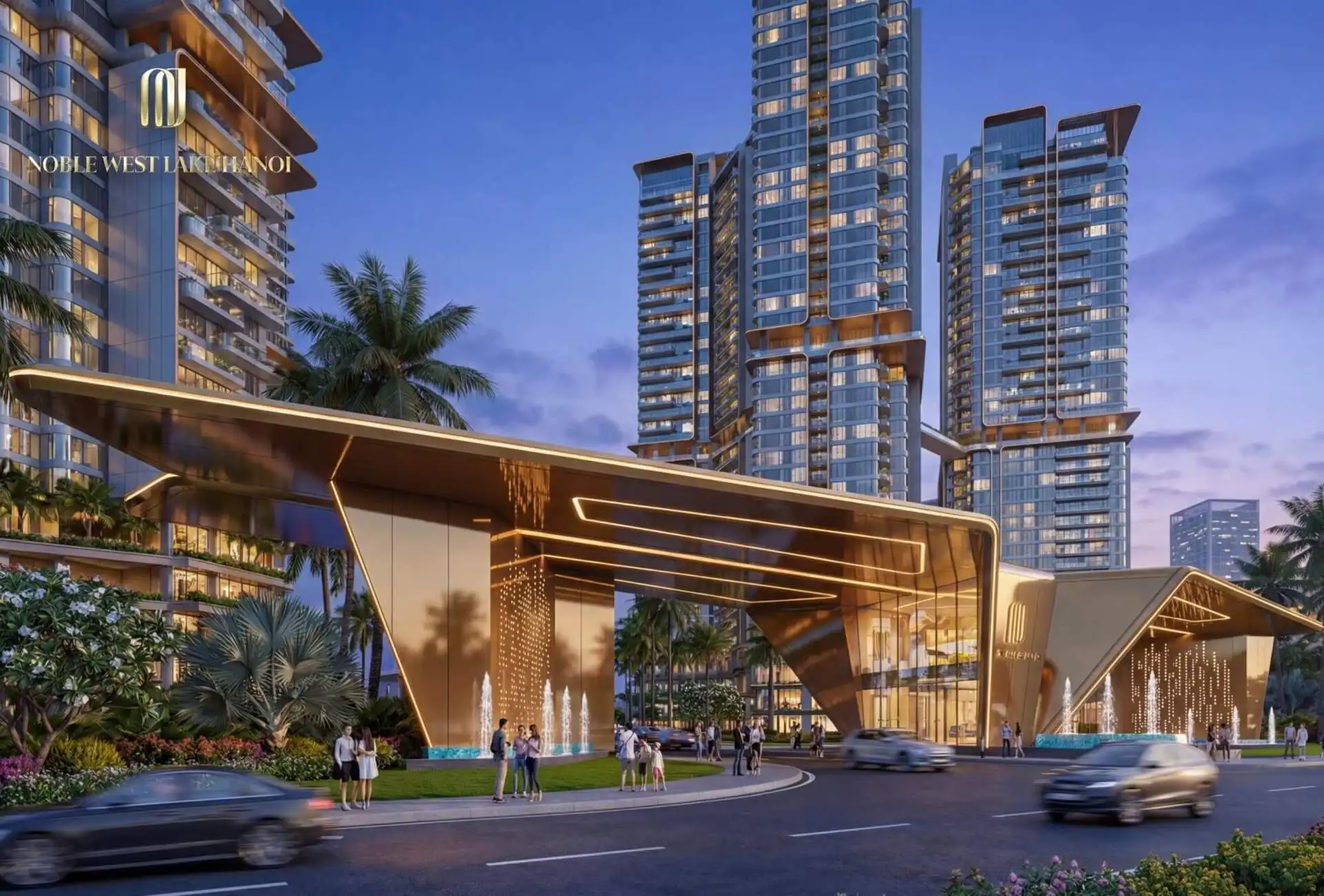 Phối cảnh dự án chung cư Noble West Lake Hanoi