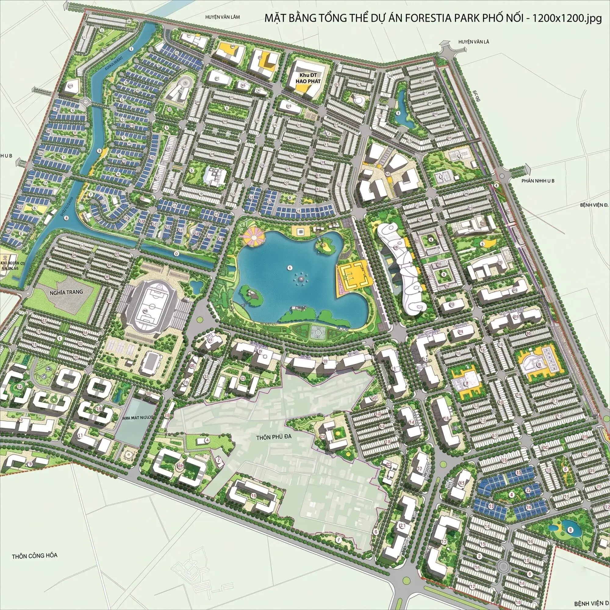 Mặt bằng dự án Forestia Park